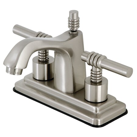 Kingston Brass KS8648ML 4" Centerset Bathroom Faucet, Brushed Nickel KS8648ML
